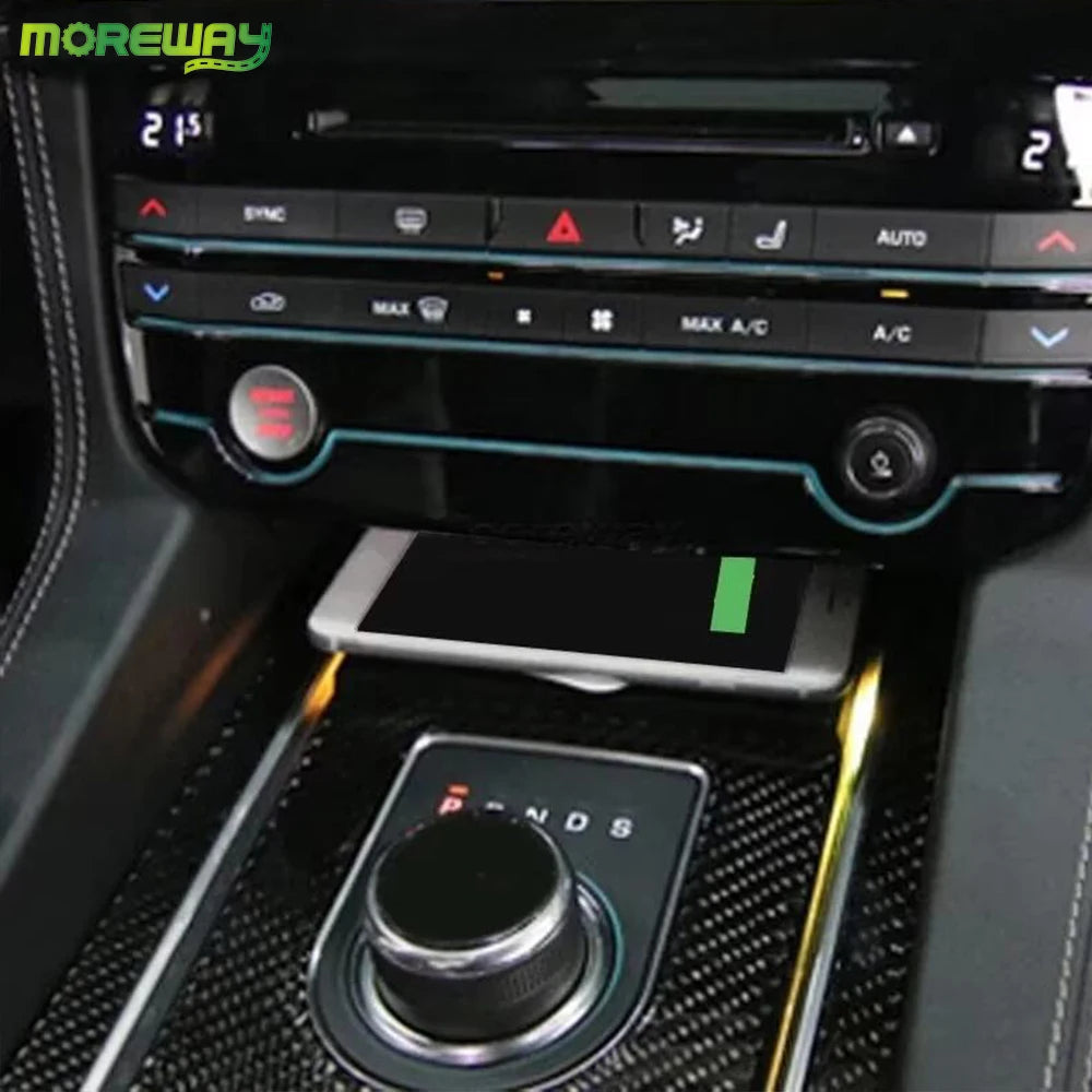 Chargeur Sans Fil Voiture Jaguar XE XF XFL F-Pace 2016-2018 – Charge Rapide Console Centrale
