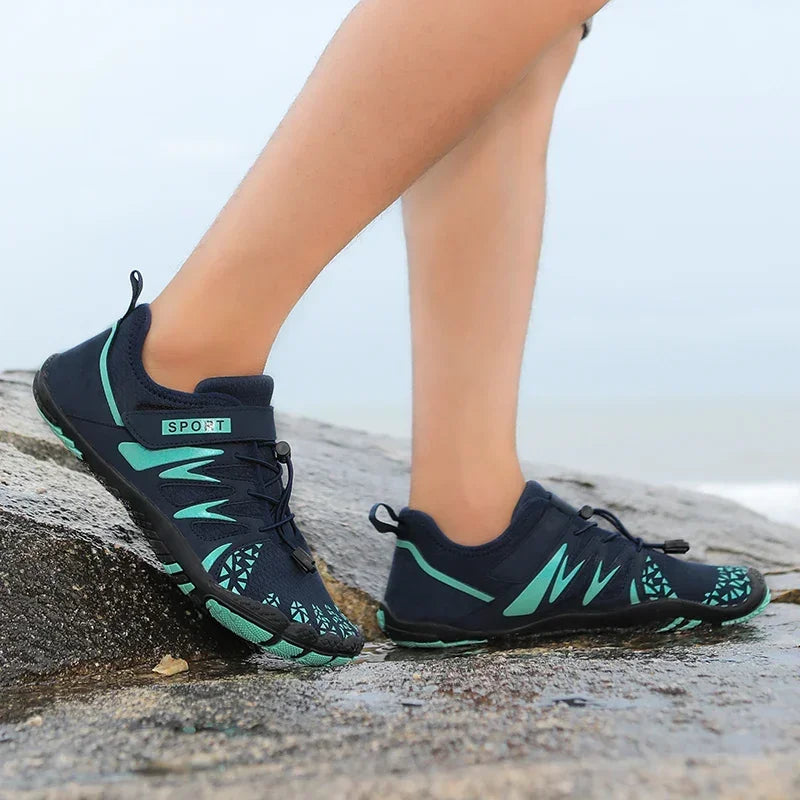 Chaussures Aquatiques 5 Doigts Unisexe – Respirantes & Antidérapantes | Plage, Natation, Fitness & Sport Été | Tailles 36-47