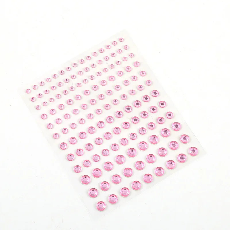Stickers Strass Visage Jetables – Diamants Acryliques Crystal Larme & Yeux | Maquillage Scène & Festival