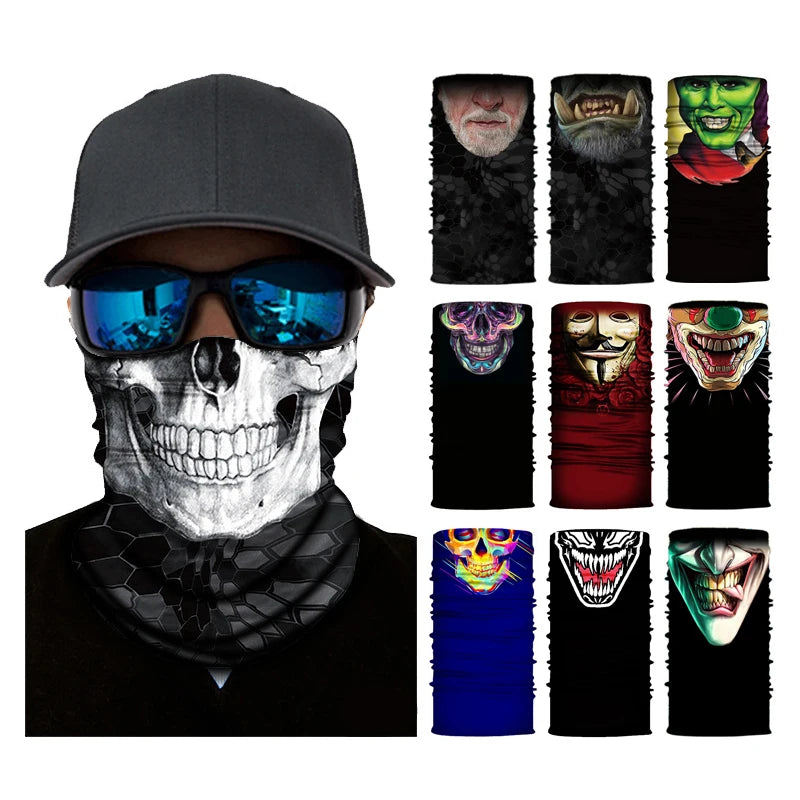 Tour de Cou Cagoule Multifonction – Bandana Sans Couture Coupe-Vent | Vélo, Ski, Moto, Randonnée & Snowboard