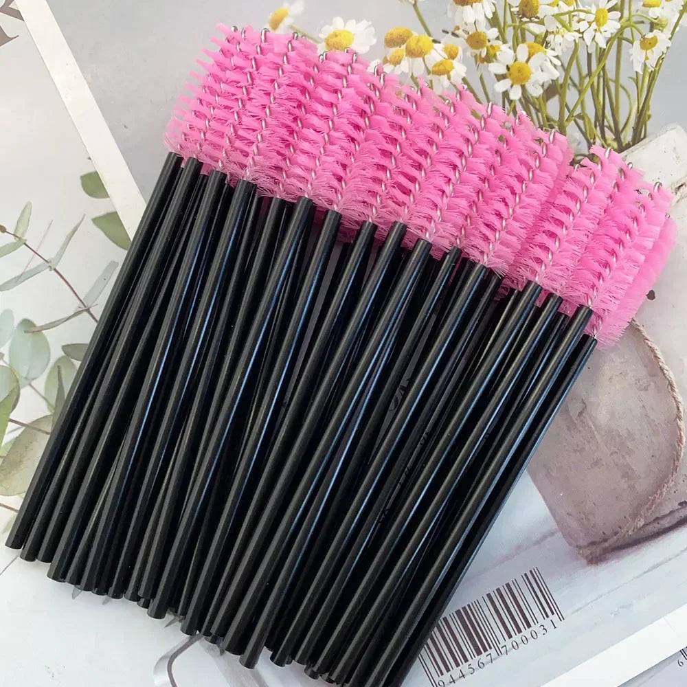 Brosses Mascara & Extension Cils – Lot 150 ou 300 Pcs | Spoolies Sourcils & Maquillage