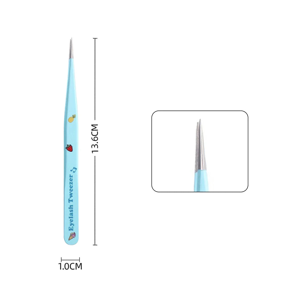 Pinces Extension Cils Inox – Outil Pose Cils & Nail Art | Ramasse-Strass