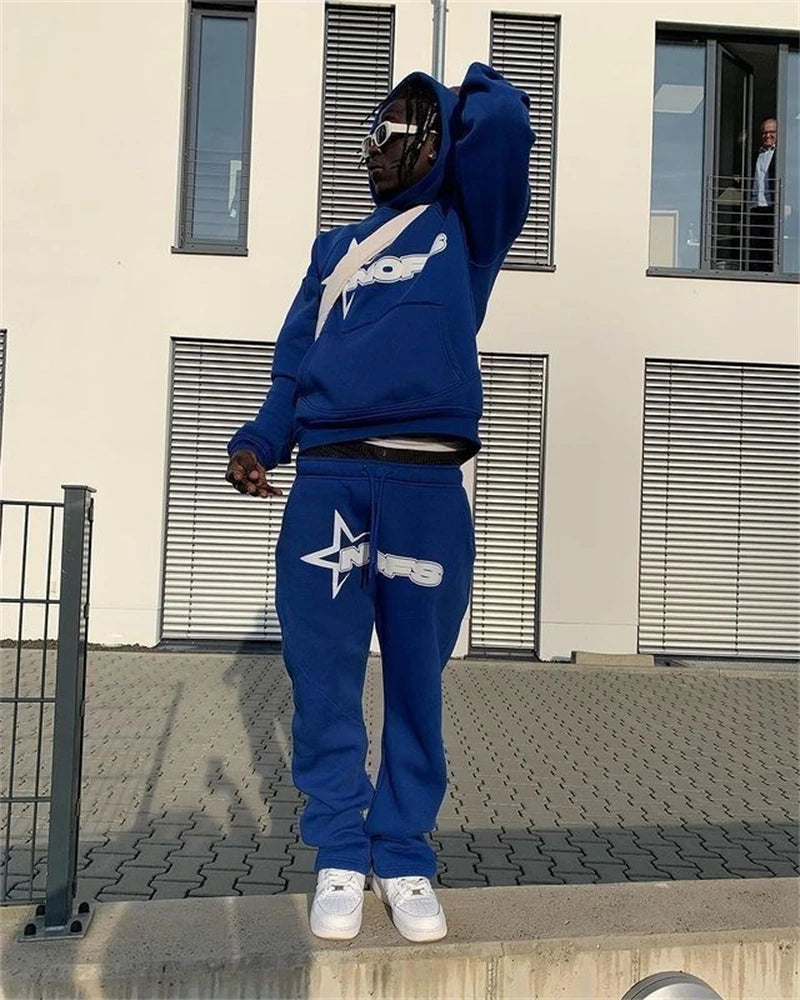 Sweat à Capuche Homme Y2K Harajuku Hip Hop Imprimé Lettres Loose Punk Rock Gothic Goth Streetwear Tendance Alternatif Urbain – Hoodie Y2K Premium Goth Streetwear | Mode Homme Y2K Alternatif Premium