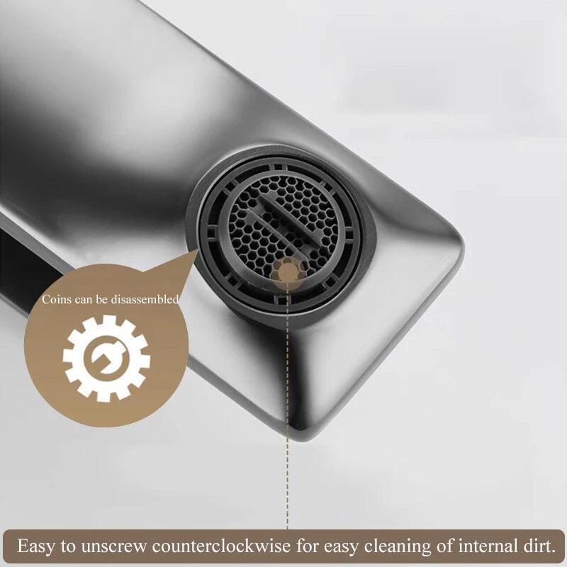 Robinet Lavabo Laiton Moderne Mono-Commande – Mitigeur Eau Chaude & Froide, Design Épuré | Vasque Salle de Bain