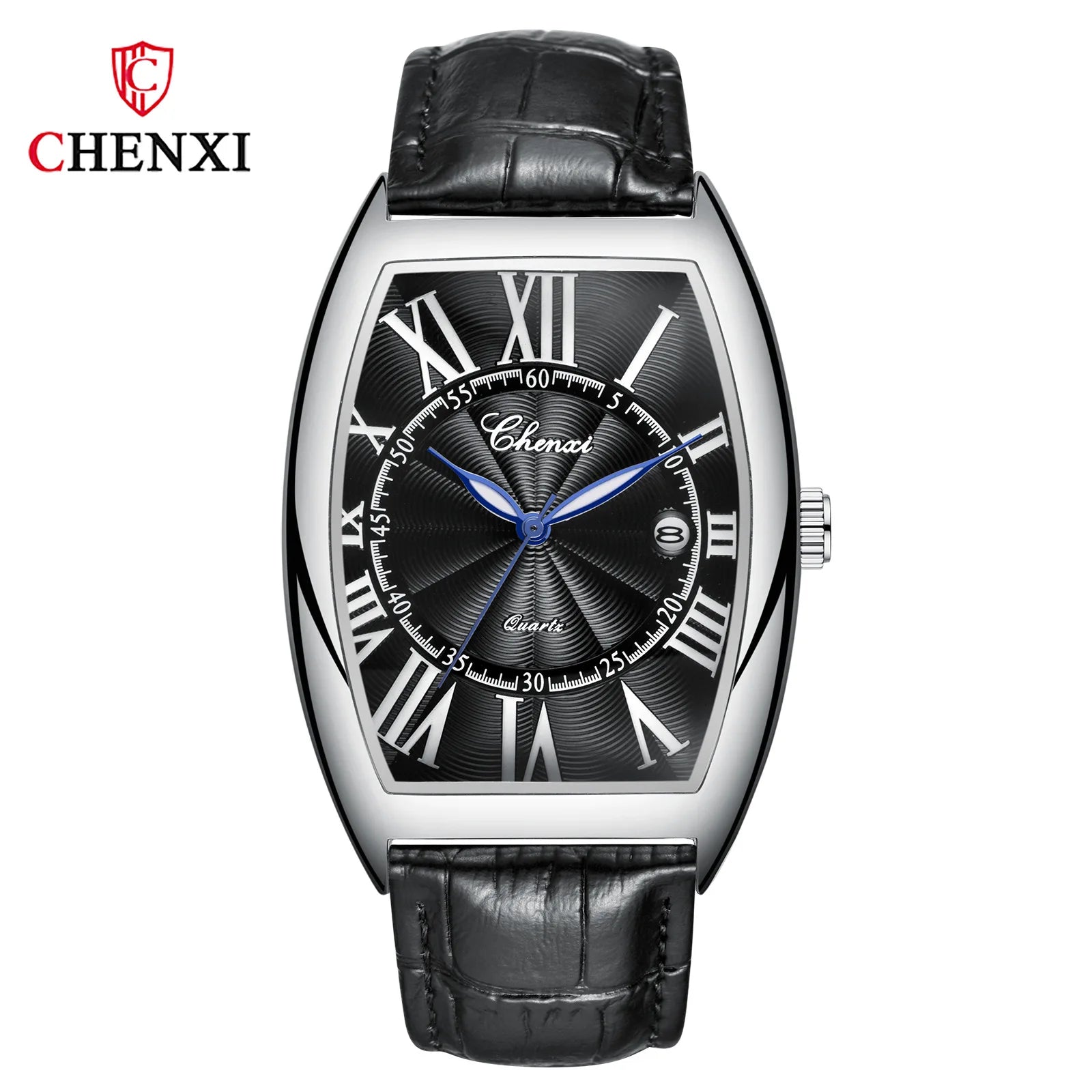 Montre Homme Bracelet Cuir Luxe Fashion Lumineux Quartz Calendrier Étanche Élégante Intemporelle | Montre Homme Cuir Luxe Fashion Lumineux Premium