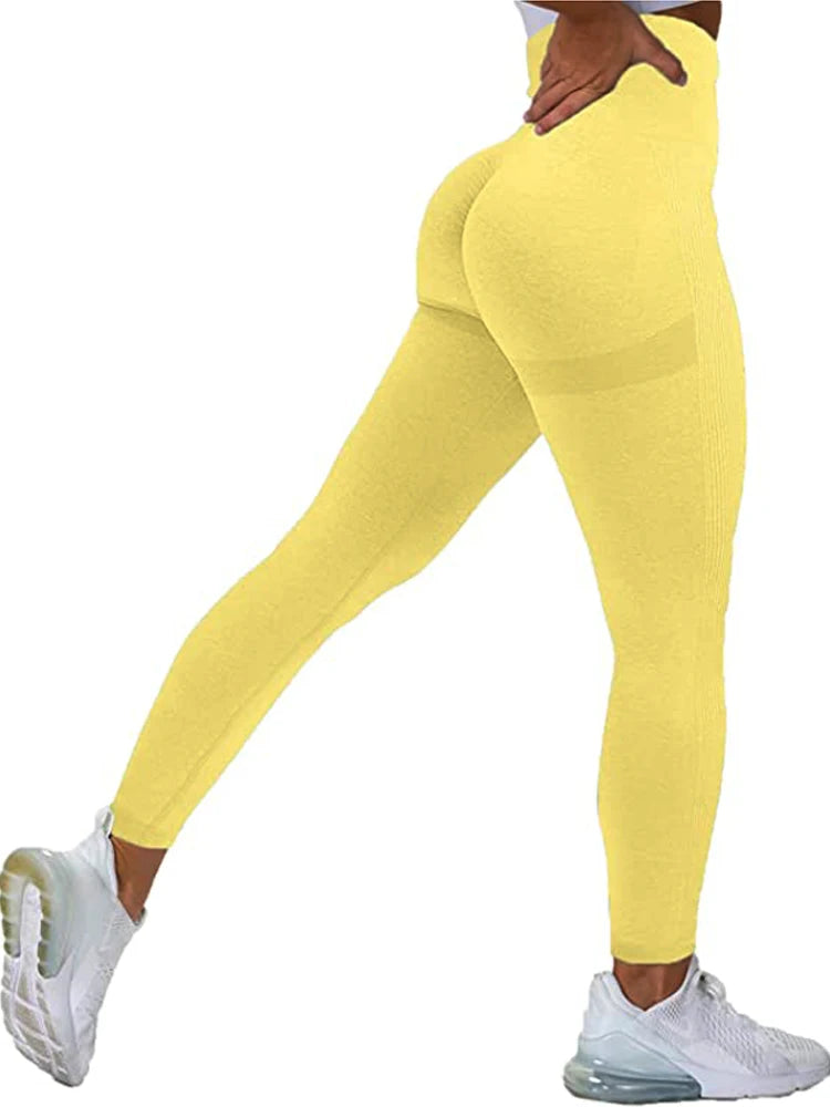Nahtlose High-Waist Push-Up Leggings für Damen – Formend, Sexy & Bequem | Gym, Fitness & Sport