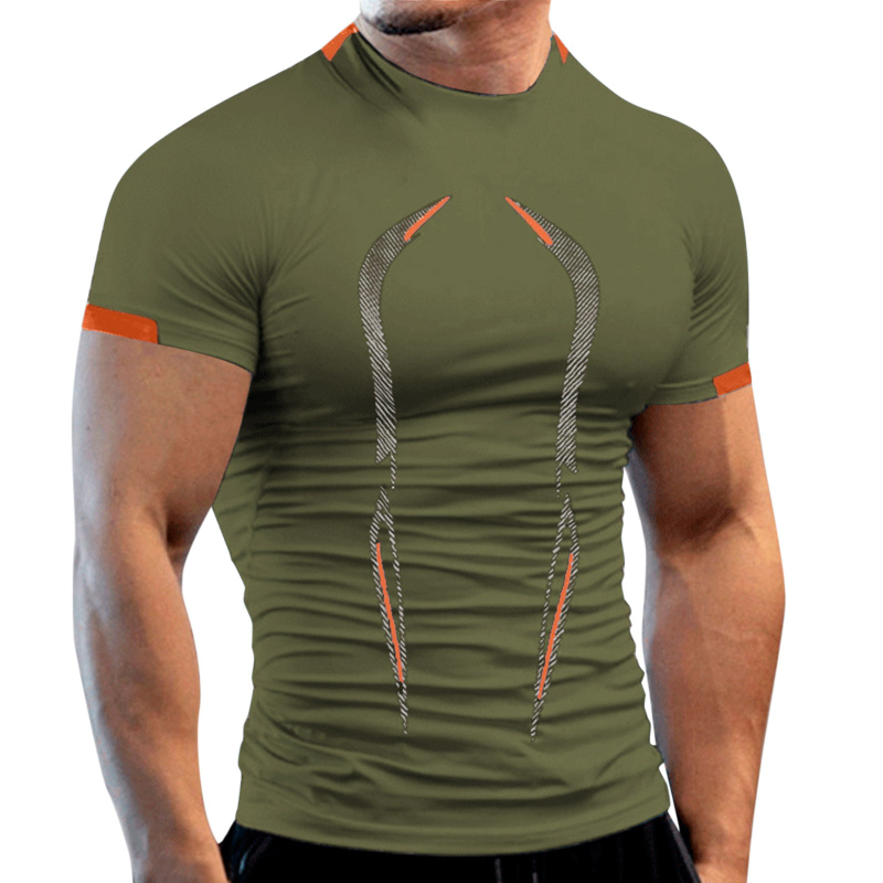 T-Shirt Homme Gym Séchage Rapide Respirant Jogging Training Fitness Running Été Léger Confortable | Tee Shirt Sport Séchage Rapide Premium