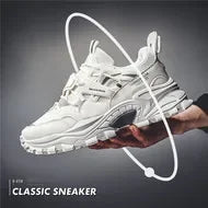 Sneakers Plateforme Vulcanisées Homme – Semelle Épaisse Respirantes Résistantes Sport Casual
