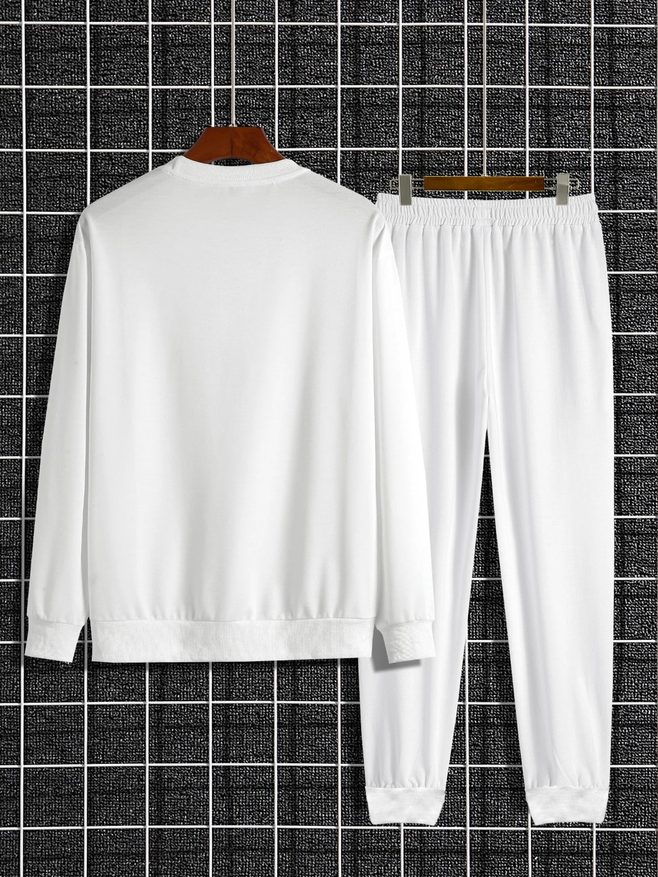 Ensemble Sweatshirt + Sweatpants Imprimé Homme Automne – 2 Pièces Loose Casual Daily