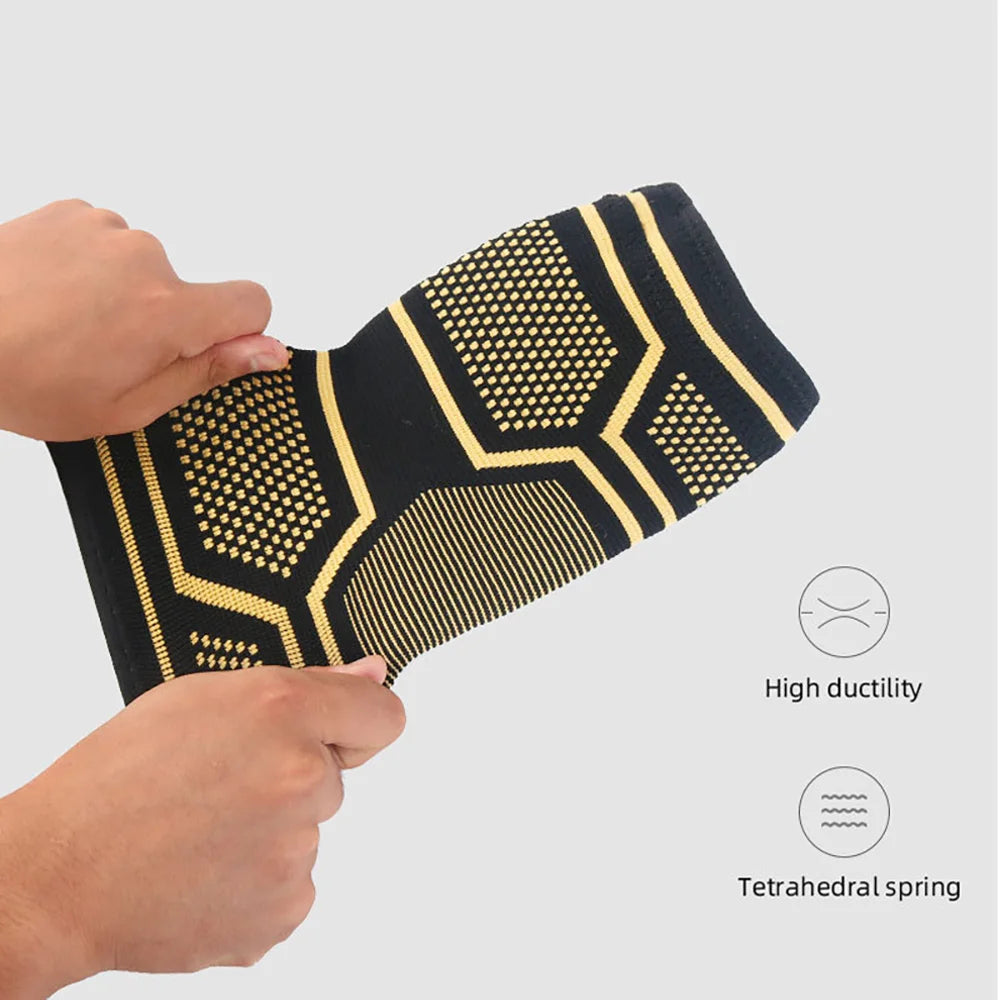 1pcs Fitness Copper Elbow Brace Compression Support Sleeve for Tendonitis Tennis Elbow Relief Reduce Joint Pain For Women Men