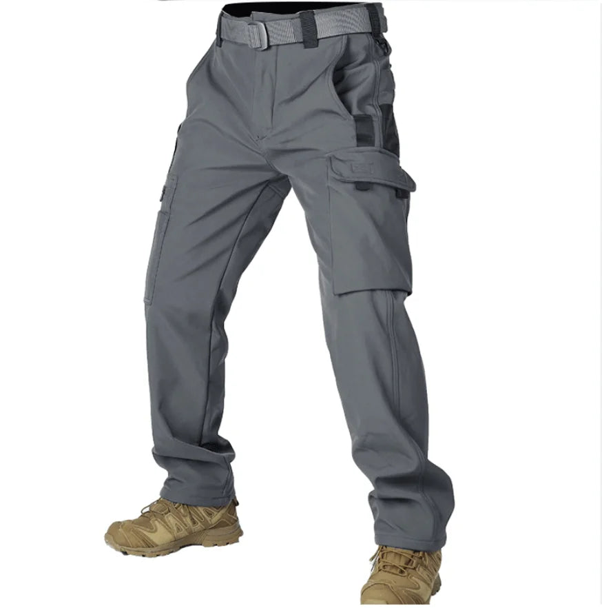 Pantalon Tactique Homme Polaire Softshell Cargo Multi-Poches Outdoor Randonnée Sport Militaire Chaud Automne Hiver Travail – Pantalon Tactical Premium Toutes Saisons | Mode Homme Outdoor Premium