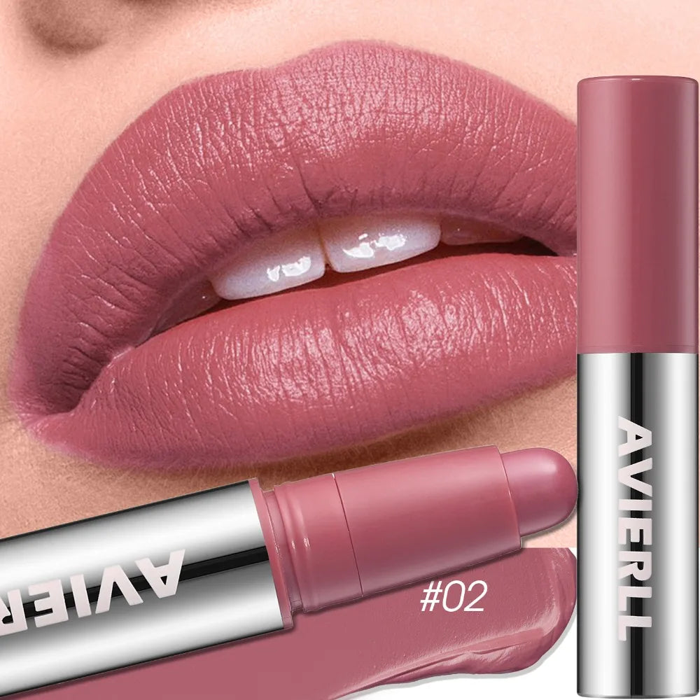 Rouge à Lèvres Mat Hydratant – Stylo Rotatif Facile à Appliquer | Waterproof Longue Tenue