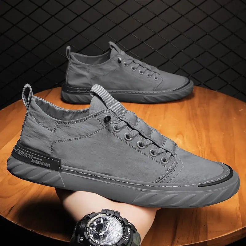 Chaussures Canvas Old Beijing Ice Silk Homme 2024 – Respirantes Casual Tendance Board Shoes