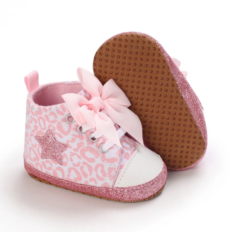 Chaussures Bébé Fille Rose Semelle Souple – Ballerines Légères Confortables Premiers Pas Casual