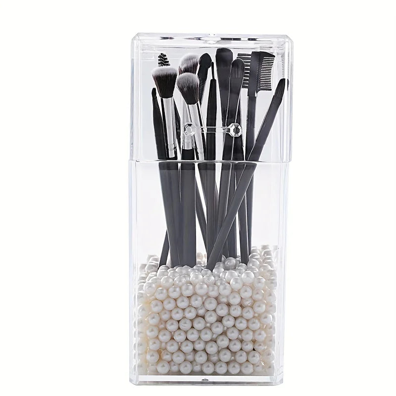 Boîte de Rangement Cosmétiques Acrylique Transparente — Anti-Poussière Grande Capacité