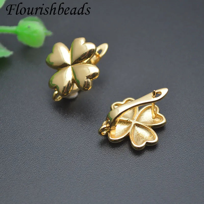 Ohrhaken Ohrringe 18k Gold Anlaufgeschützt Packung 30 Stk. – Glattes Premium-Finish | DIY Schmuck Zubehör für Hochzeit, Weihnachten & Bastelarbeiten