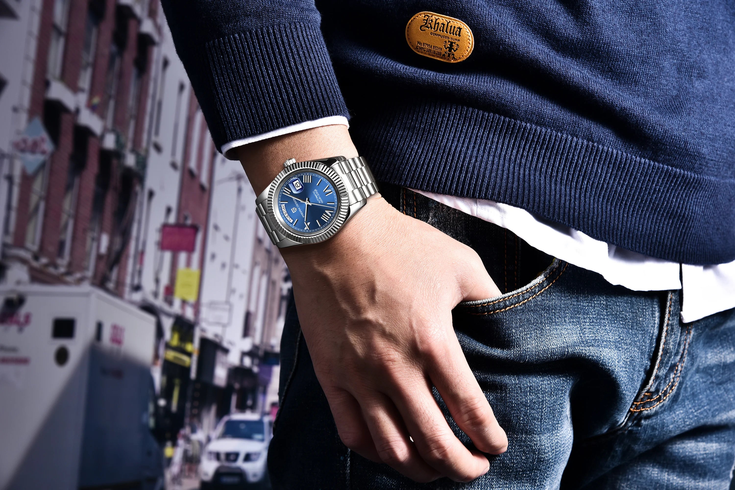 PAGANI DESIGN DD40 2026 Montre Automatique Homme – Verre Saphir AR, Mécanique, Acier Inoxydable | Montre Luxe Homme