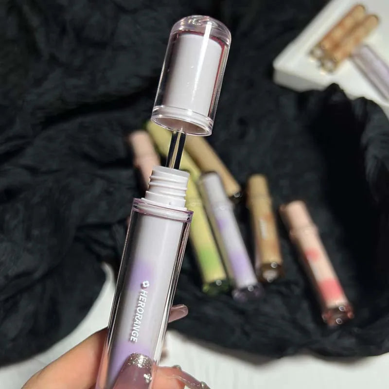 Gloss Miroir Iced Tea – Lip Glaze Jelly Transparent Waterproof | Rouge à Lèvres Liquide Effet Glacé