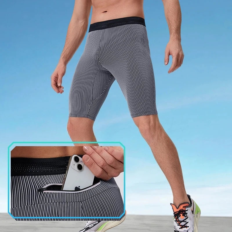 Collant Compression Homme Running & Marathon – Séchage Rapide | Legging Fitness, Musculation & Gym | Maintien & Performance