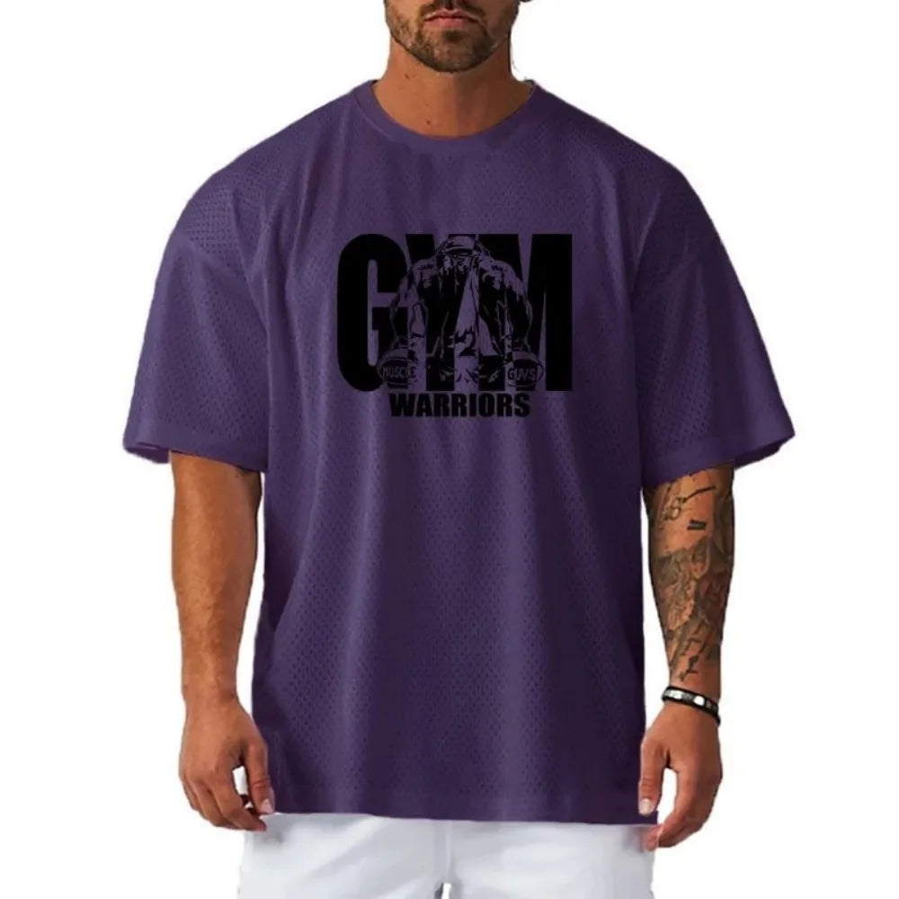 Herren Sport T-Shirt Gym Fitness Kurzarm Schnelltrocknend Atmungsaktiv Sommer Casual Fashion Leicht Bequem Leistungsstark – Premium Gym Fitness Sport T-Shirt | Herrenmode Sport Fitness Premium