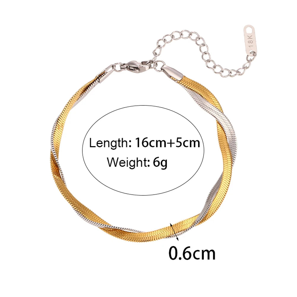 Bracelet Cuban Chain Plaqué Or 18k Acier Inoxydable 316L E.B.belle – Style Minimaliste Streetwear Unisexe | Bijou Homme & Femme Tendance & Anti-Ternissement