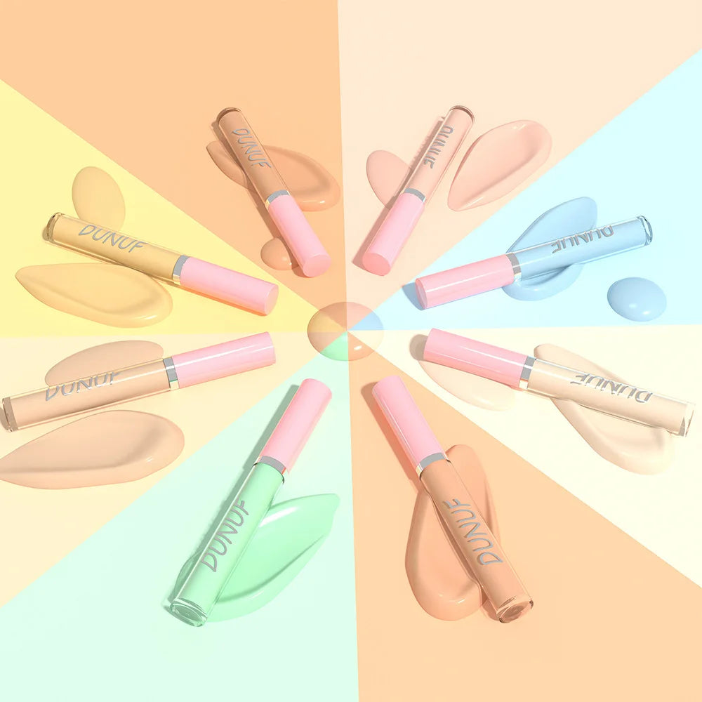 Correcteur Liquide Waterproof – Couvrance Totale Acné & Cernes | Vert, Jaune, Bleu