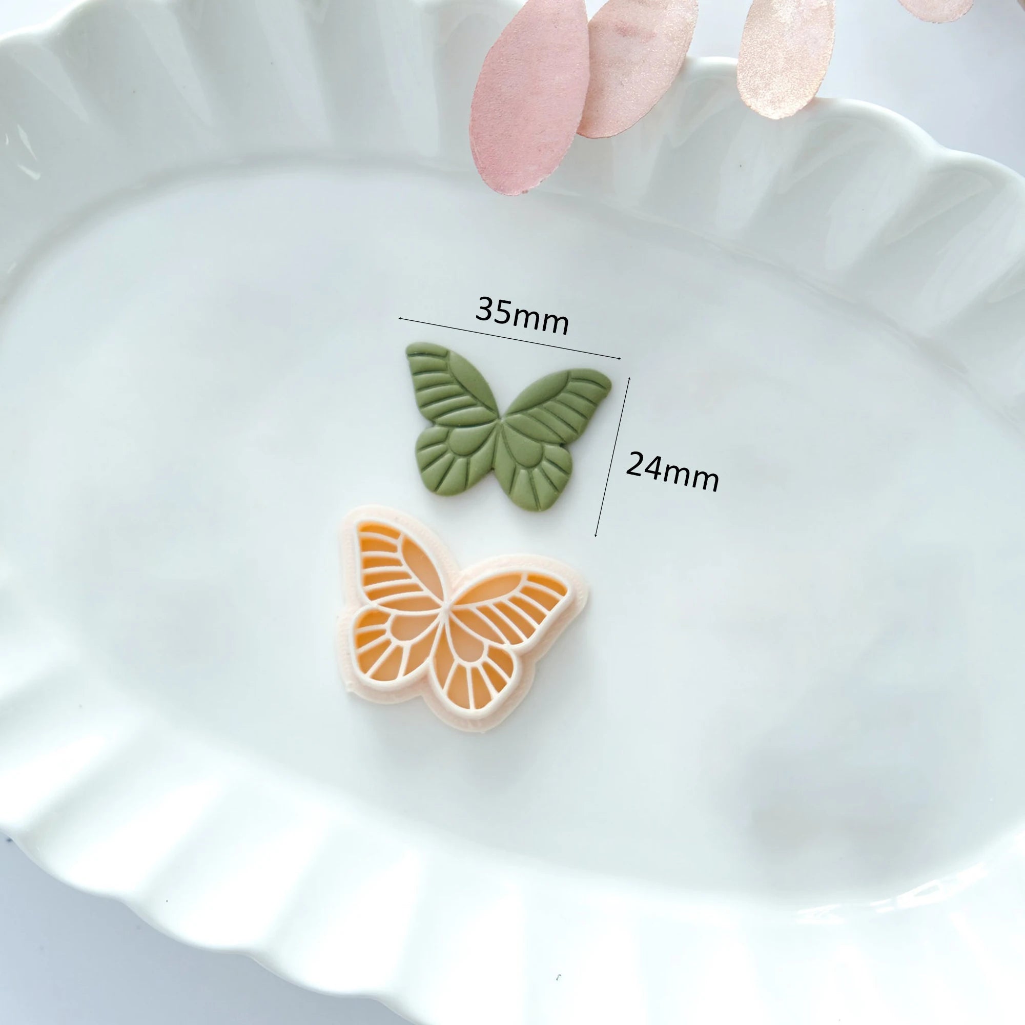 Set 3 Emporte-Pièces Papillon Argile Polymère — Moules DIY Boucles d'Oreilles Boho