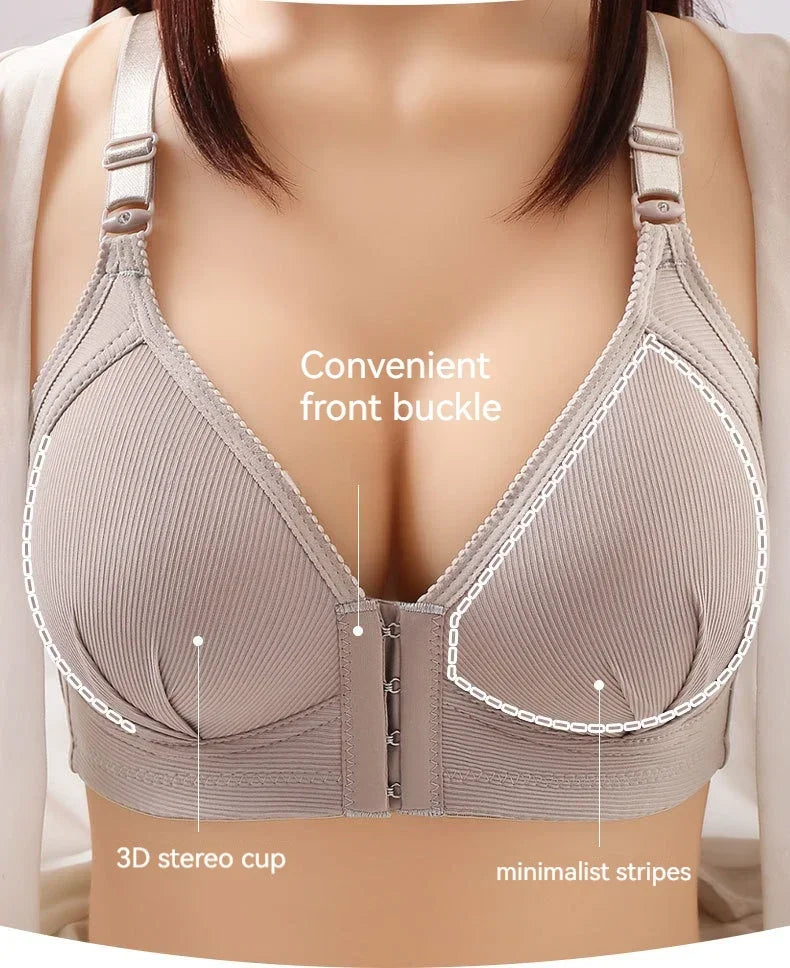 Soutien-Gorge Allaitement Boutons Frontaux Sans Armature – Brassière Maternité Confortable Invisible Femme Enceinte