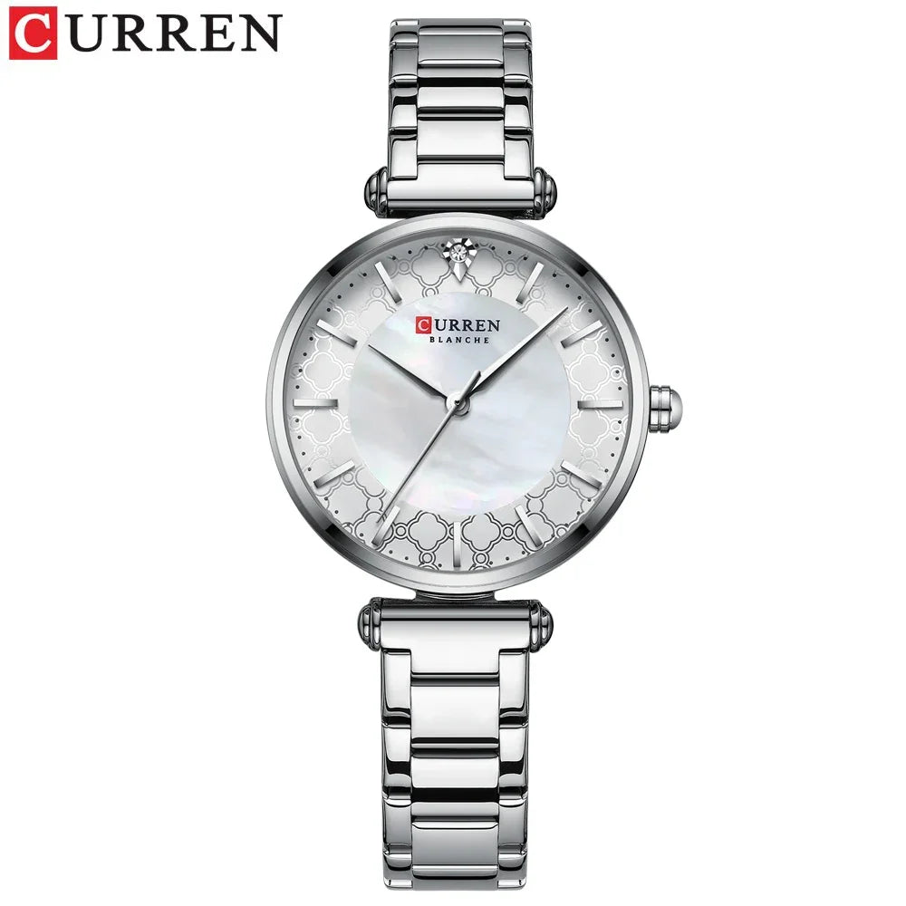 Montre Femme CURREN Luxe Quartz Japonais – Acier Inoxydable Étanche Élégante Fashion
