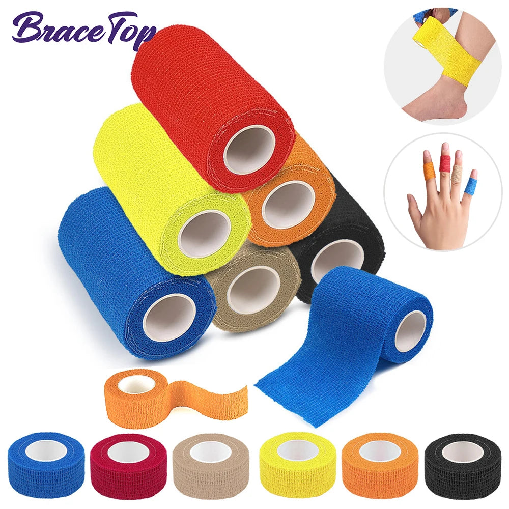 Bande Kinesiology Sport Auto-Adhésive 4.5M Colorful – Maintien Genou, Cheville & Doigts | Fitness, Running & Récupération