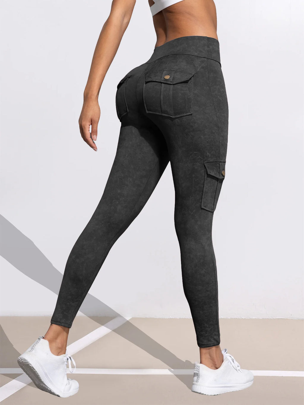 Leggings Gainants Avec Poches Femme - Effet Push-Up, Fitness & Streetwear | Lot 1 ou 3