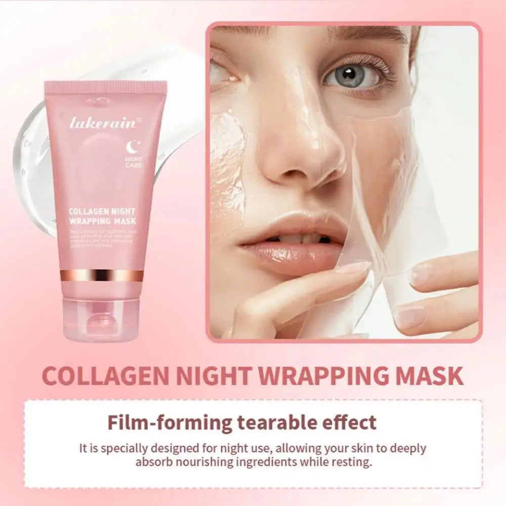 Kollagen Peel-Off-Maske - Tiefenhydratation & Festigkeit Nachtpflege