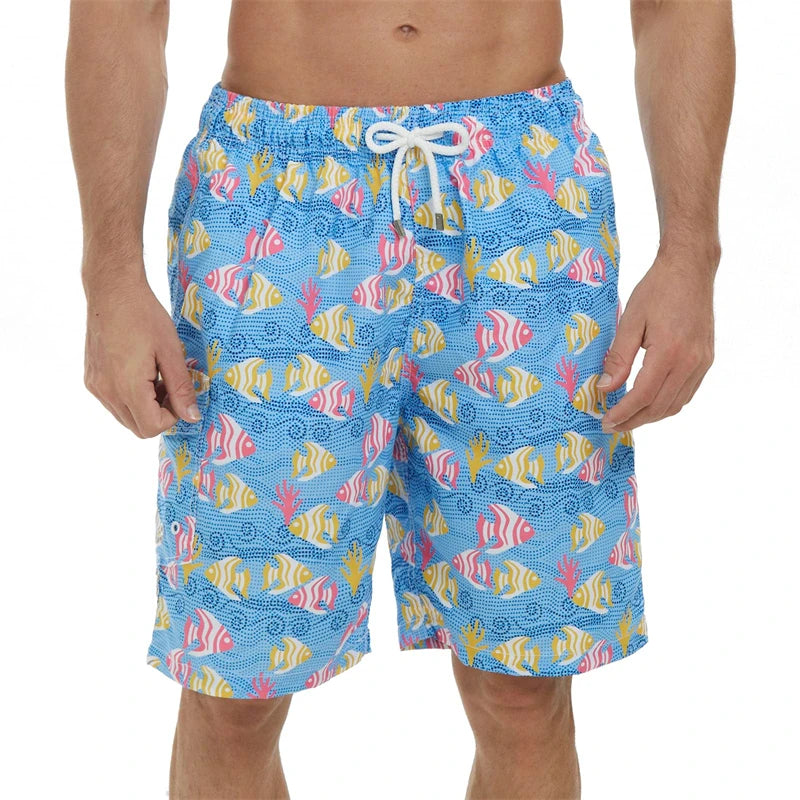Short de Bain 3D Imprimé Homme Femme – Beach Pants Volleyball Sport Gym Été