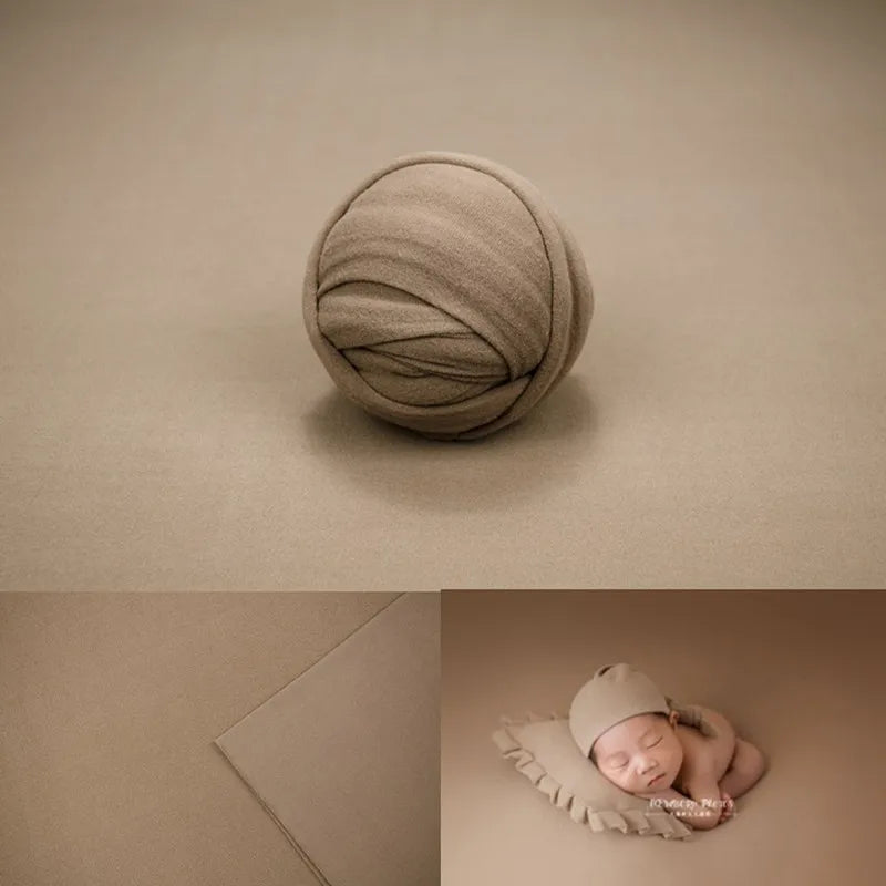 Neugeborenen-Fotostudio-Hintergrund 150x170cm – Stretchstoff Wickel-Accessoire Baby-Shooting