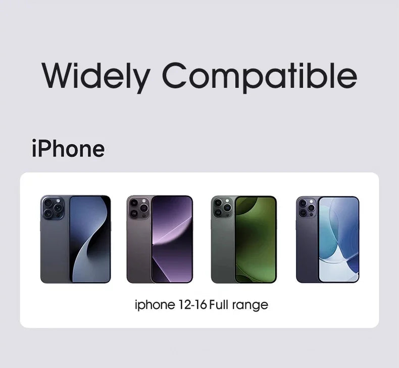 Chargeur Qi2 3-en-1 Multifonction Tactile Rotatif – iPhone 16 15 14 Pro Max iWatch Écouteurs