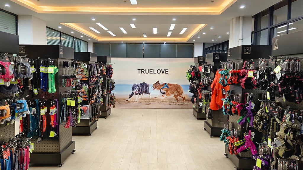 Truelove Harnais Chien Réfléchissant Nylon TLH5651 – Rembourré, Ajustable, Toutes Saisons | Sécurité Voiture & Balade