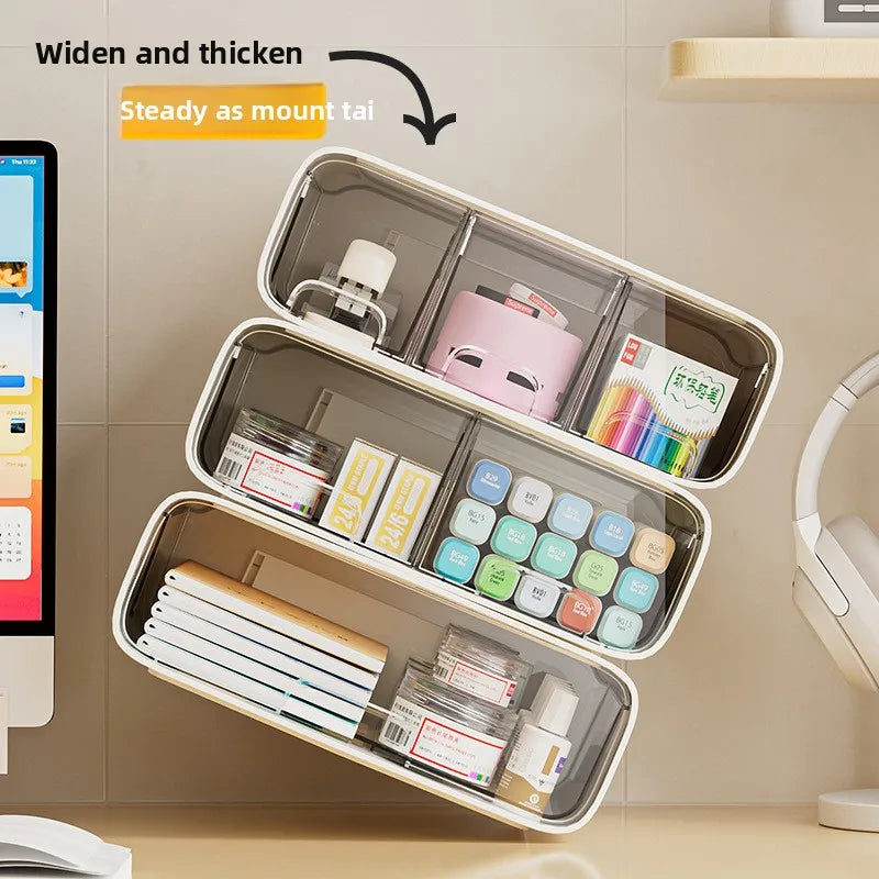 Boîte Rangement Bureau Tiroirs – Cosmétiques Papeterie Organisateur Multifonction