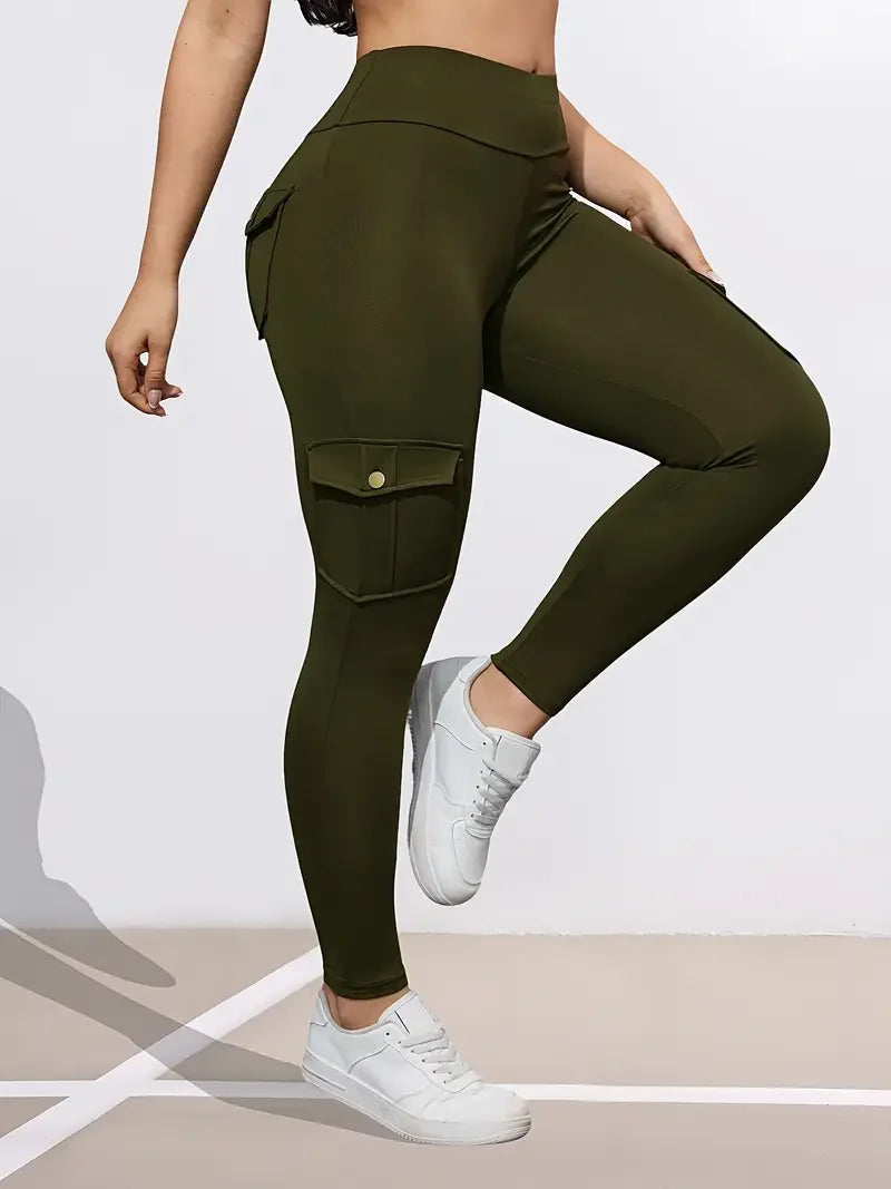 Damen Shaping-Leggings mit Taschen – Push-up-Effekt, Fitness & Streetwear | 1er- oder 3er-Pack