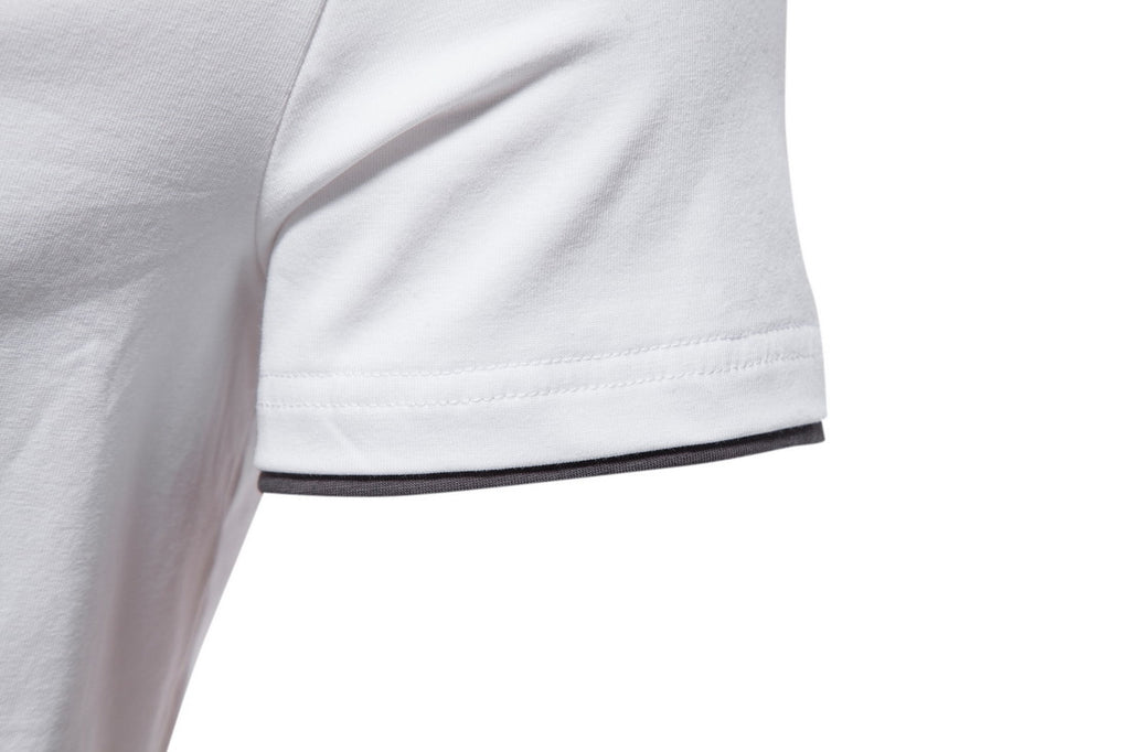 Herren Henley T-Shirt V-Ausschnitt Kurzarm Baumwolle Slim Fit Lässig Basic Sommer Bequem Atmungsaktiv Elegant Zeitlos – Premium Slim Henley T-Shirt | Premium Casual Herrenmode