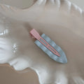 Pince Cheveux Macaron Coréenne – Vague Métallique Sans Couture | Accessoire Frange & Headgear