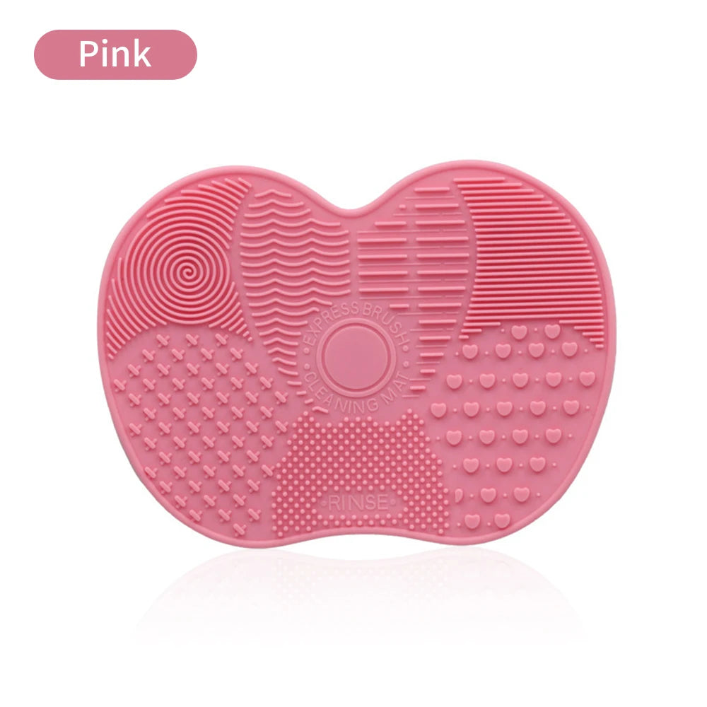 Tapis Nettoyant Pinceaux Maquillage Silicone – Outil Nettoyage Professionnel Fard & Fond de Teint | Mat Cosmétique