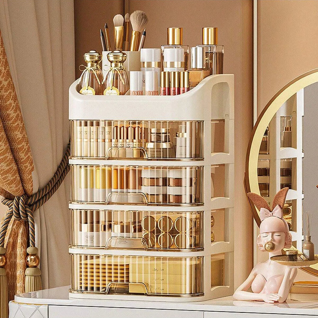 Boîte Rangement Maquillage Multi-couches – Cosmétiques, Fards & Soins | Coiffeuse & Salle de Bain