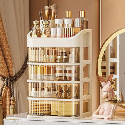 Boîte Rangement Maquillage Multi-couches – Cosmétiques, Fards & Soins | Coiffeuse & Salle de Bain