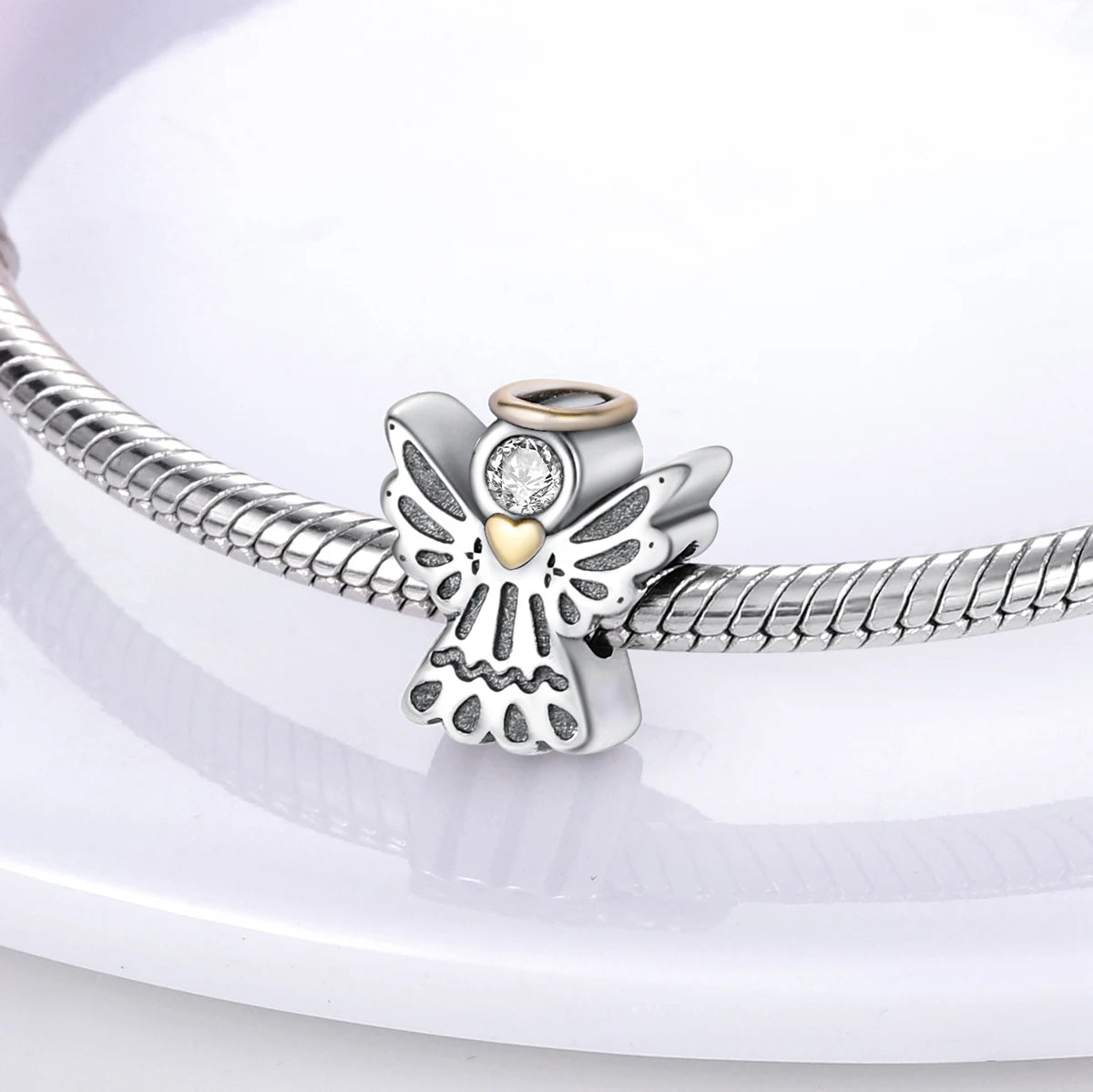 Charm Argent 925 Pendentif Croix, Ange, Pyramide & Pharaon – Breloque Spirituelle & Symbolique DIY | Compatible Bracelet Original | Bijou Personnalisé
