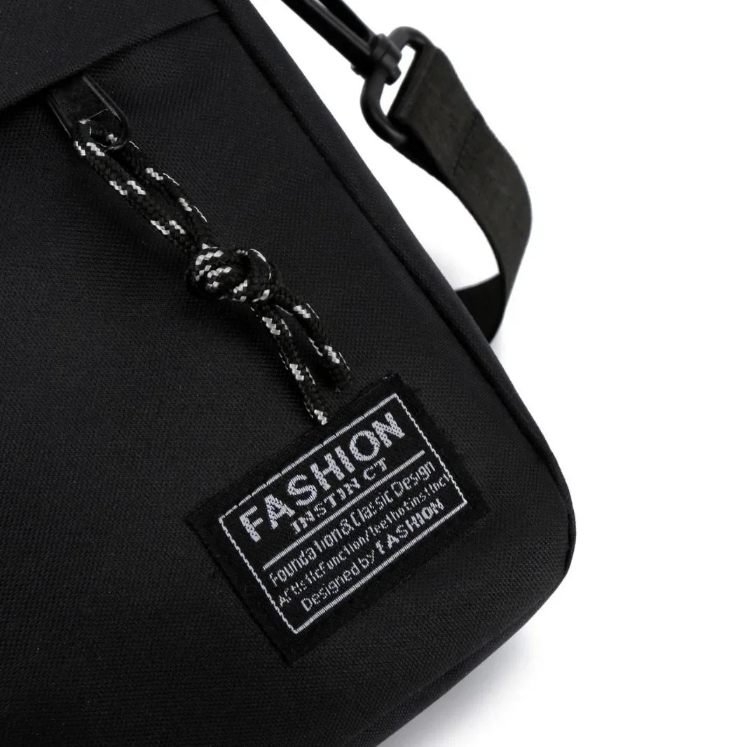 Petit Sac Carré Oxford Unisexe – Sacoche Bandoulière Crossbody Casual Homme Femme
