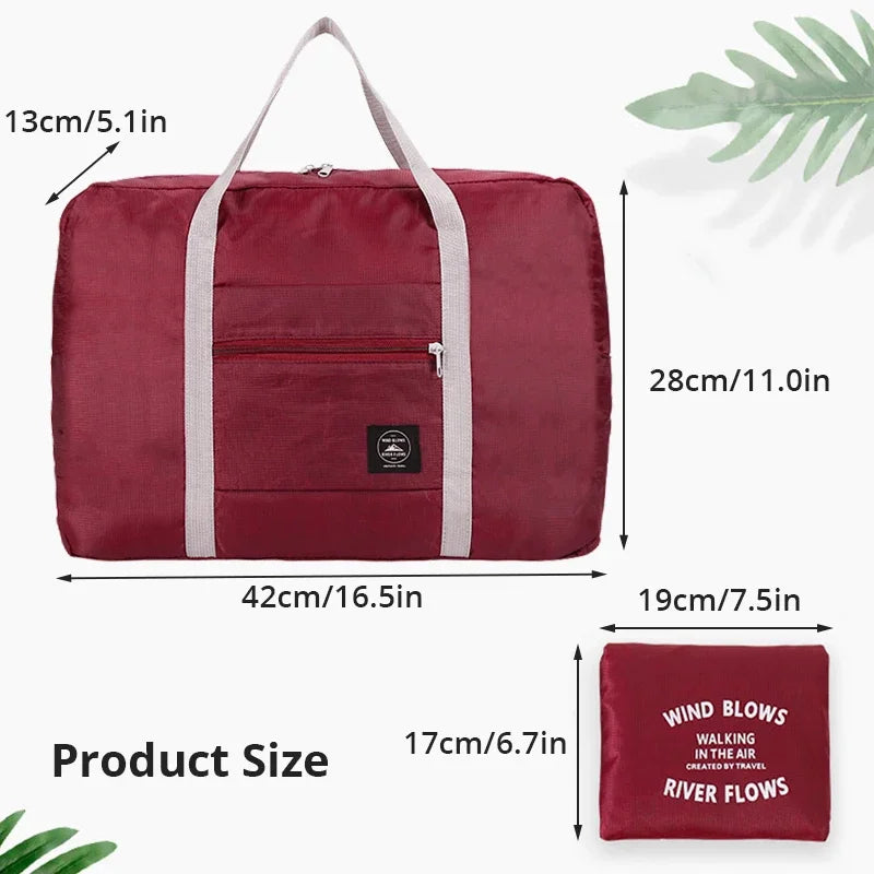 Sac de Voyage Pliable Grande Capacité – Bagage Cabine Vêtements Déménagement Pique-Nique Multifonction