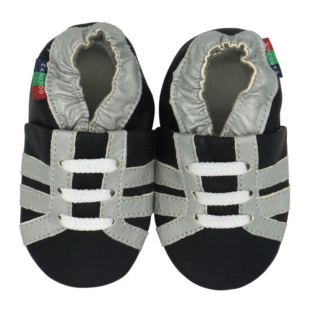 Chaussures Bébé Cuir Mouton Souple Antidérapantes – Premiers Pas Unisexe 0-24 Mois Carozoo