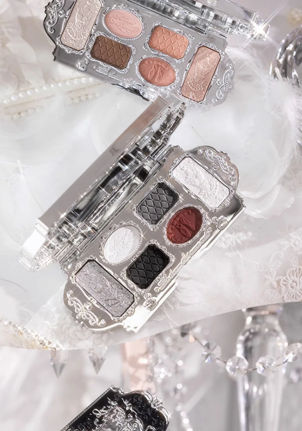 Palette Fards à Paupières Flower Knows Swan Ballet – 6 Teintes Mat, Shimmer & Nacré | Glitter
