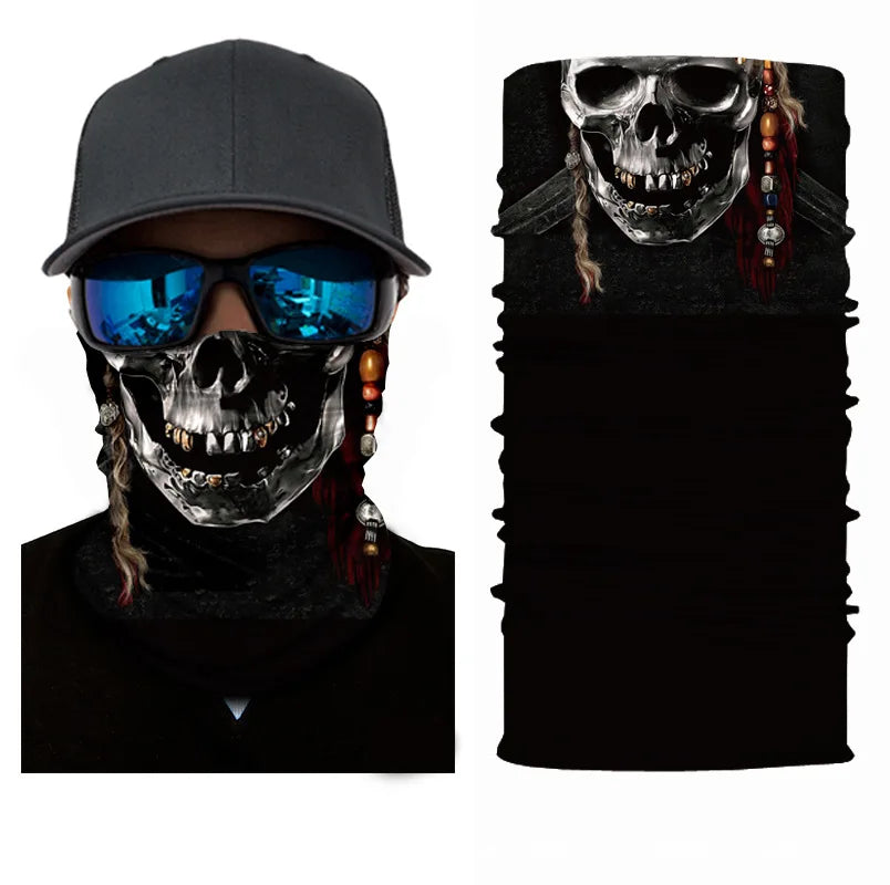 Tour de Cou Cagoule Multifonction – Bandana Sans Couture Coupe-Vent | Vélo, Ski, Moto, Randonnée & Snowboard