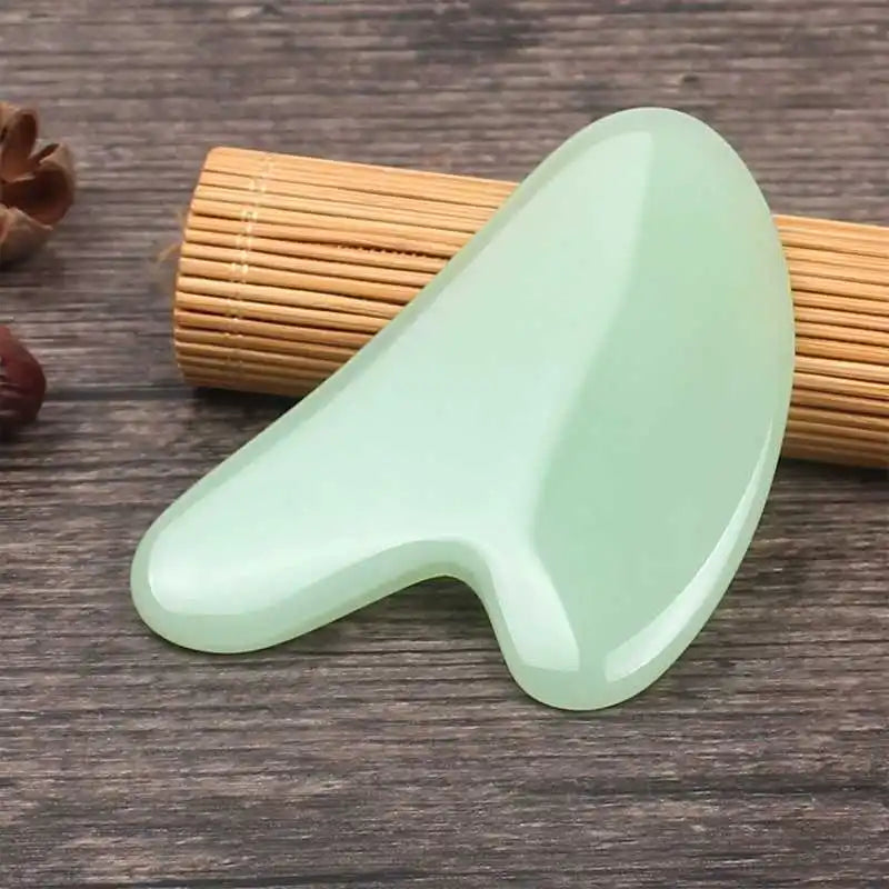 Planche Gua Sha Cire d’Abeille – Masseur Visage & Yeux Acupuncture | Drainage Lymphatique & Éclat Naturel